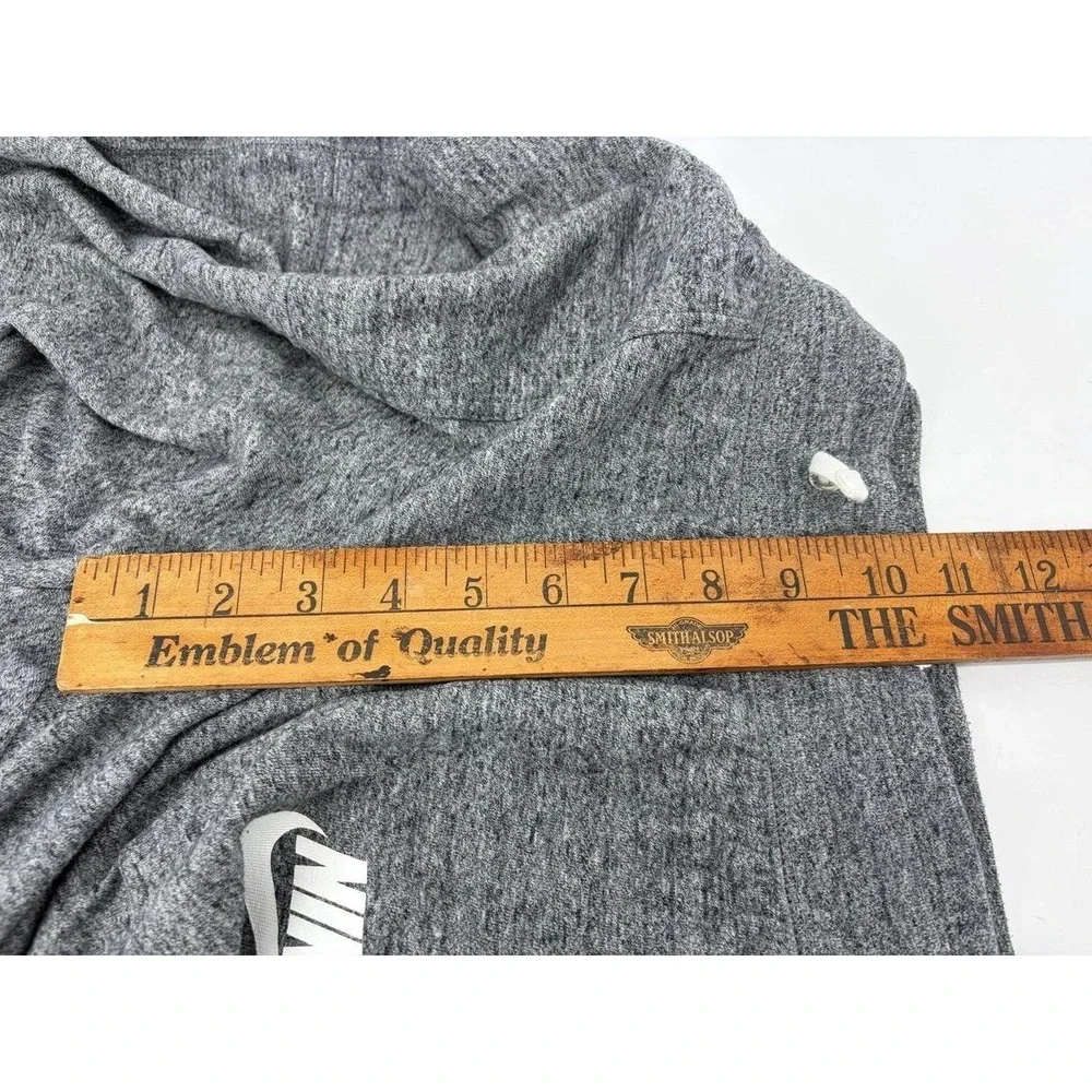 Nike‎ Gym Vintage Cropped Capri Jogger Pants Organic Cotton Gray Size Women's L